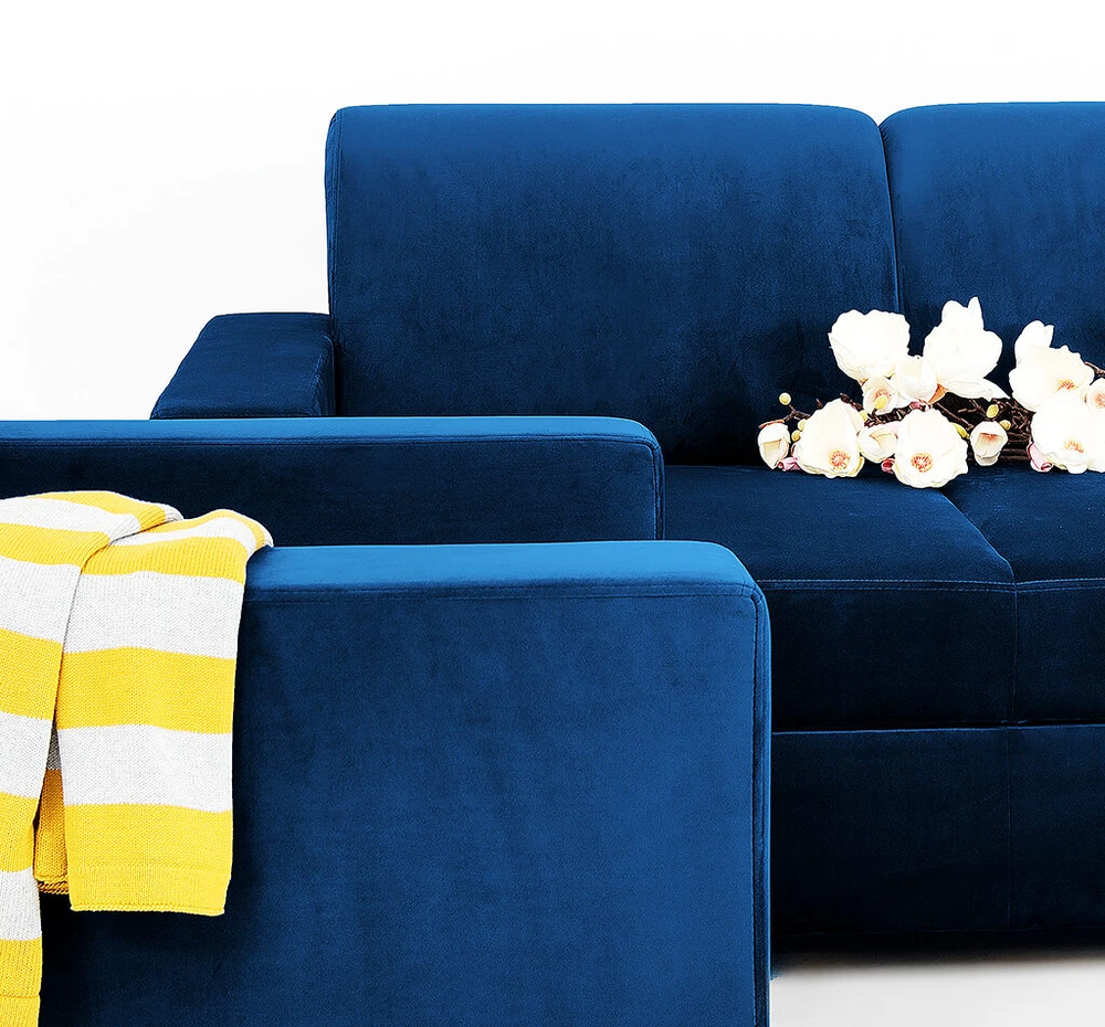 Customform Sofa, STABLE 2 vietų, 95x165 cm, Mėlyna