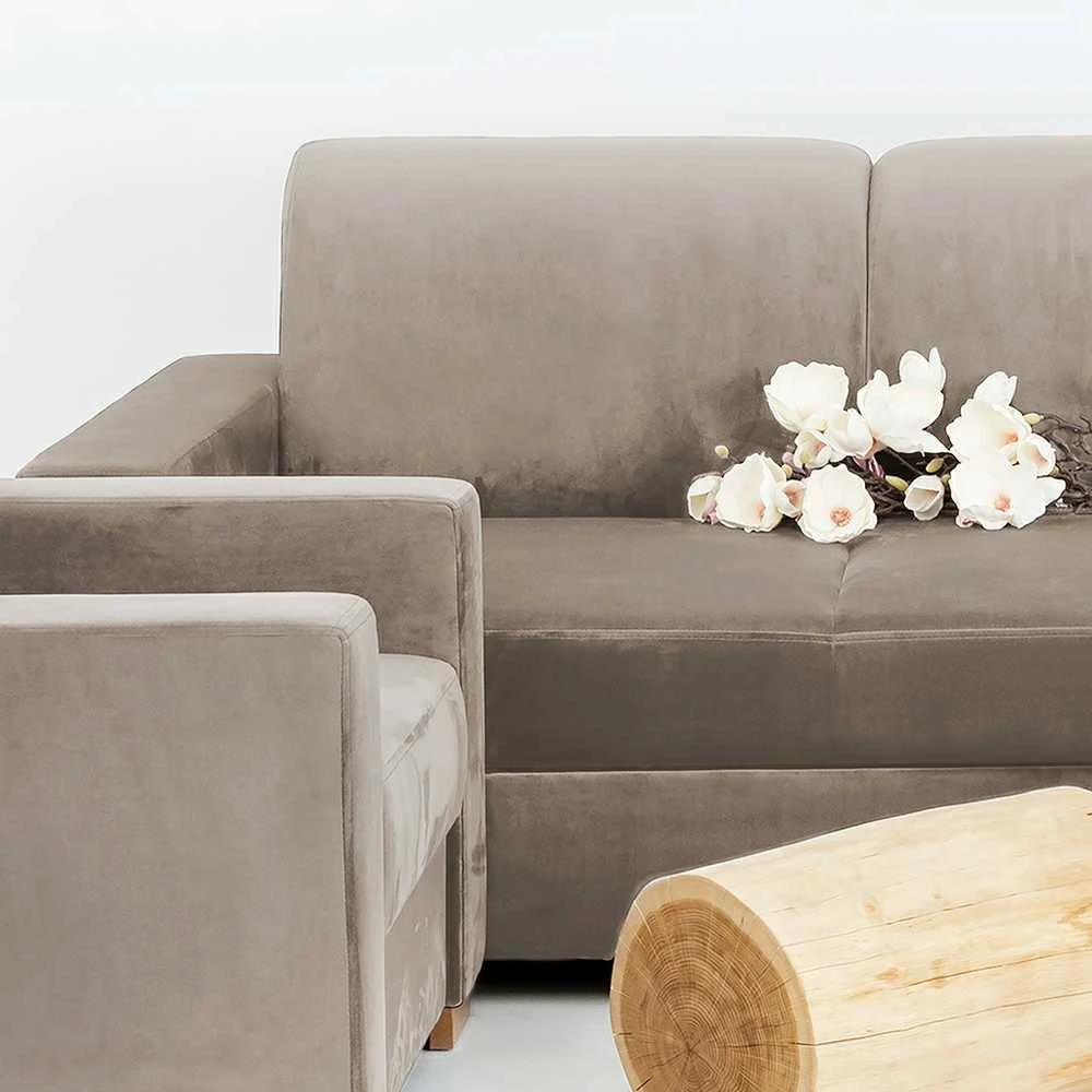 Customform Sofa, STABLE dviems, 0.95x1.65 m, Bežinė