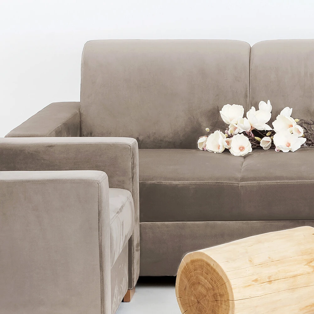 Customform Sofa, STABLE dviems, 0.95x1.65 m, Bežinė