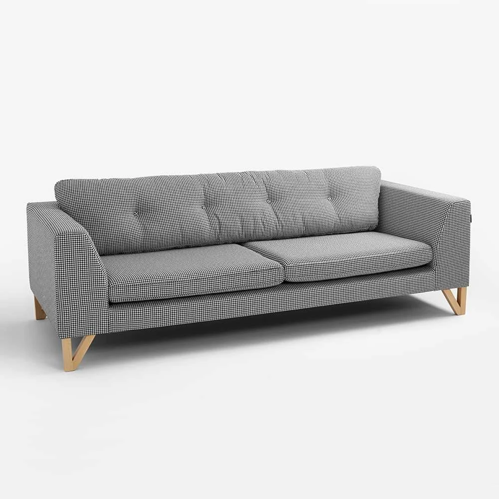 Customform Sofa, TOPIC, 88x162 cm, Juoda