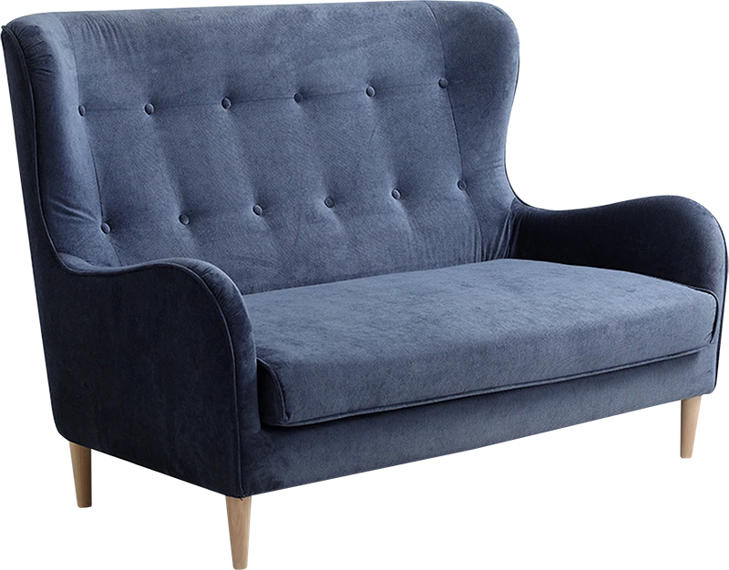 Customform Sofa, TOPIC WOOD, 88x162 cm, Deep Sea