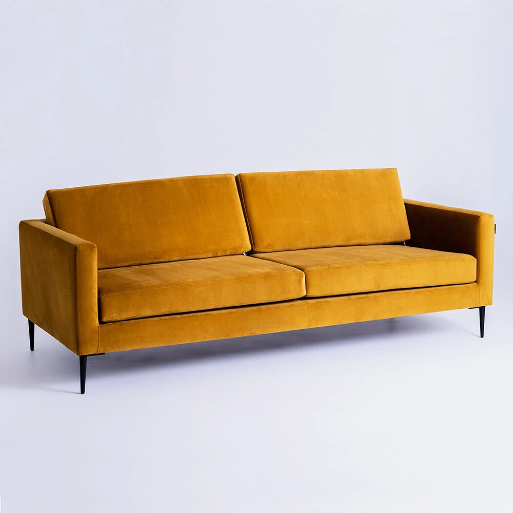 Customform Sofa, VERGAN, 212x88 cm, Juoda