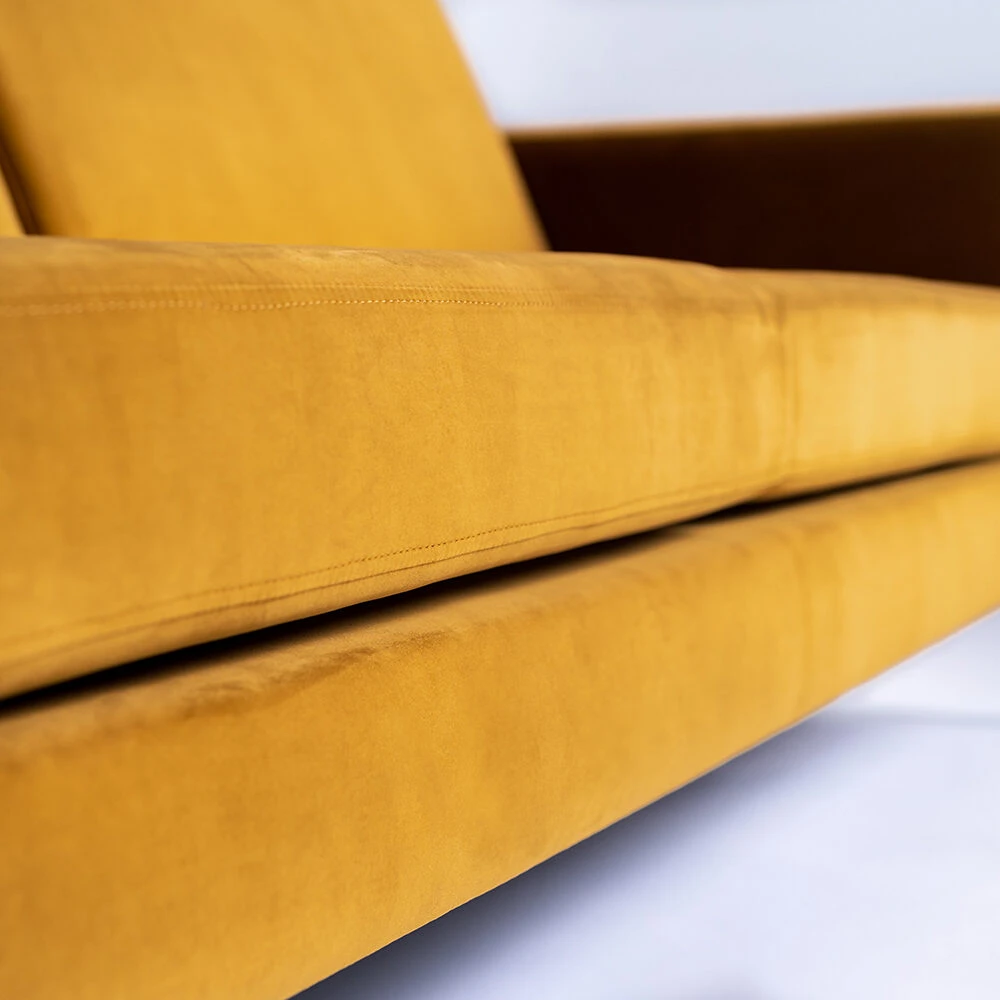 Customform Sofa, VERGAN, 212x88 cm, Juoda