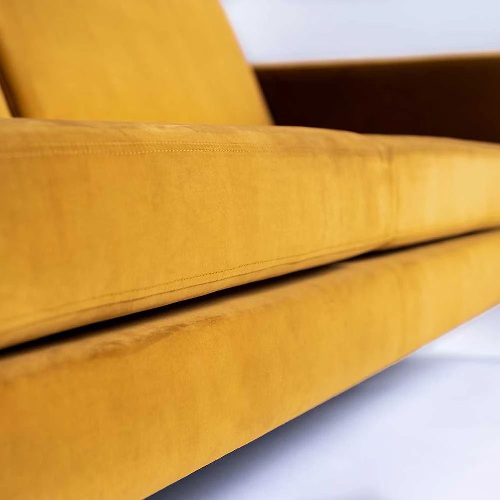 Customform Sofa, VERGAN, 212x88 cm, Juoda