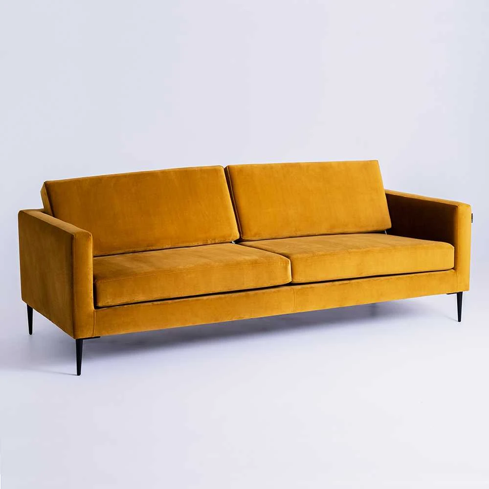 Customform Sofa, VERGAN, 212x88 cm, Juoda