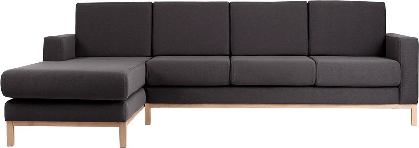 Customform Sofa, Willy, 97x180 cm, Inky