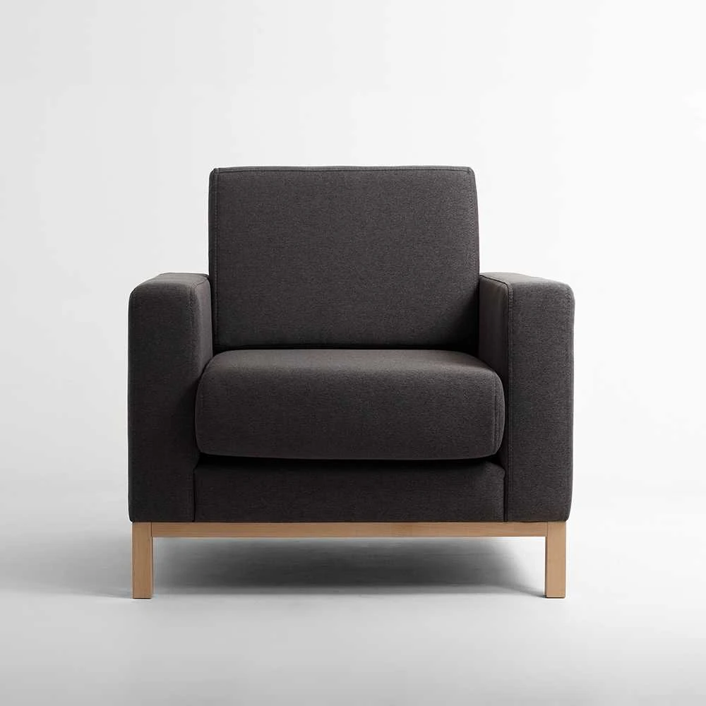 Fotelis Customform Sofa, Willy, 97x230 cm, Tamsus Houndstooth