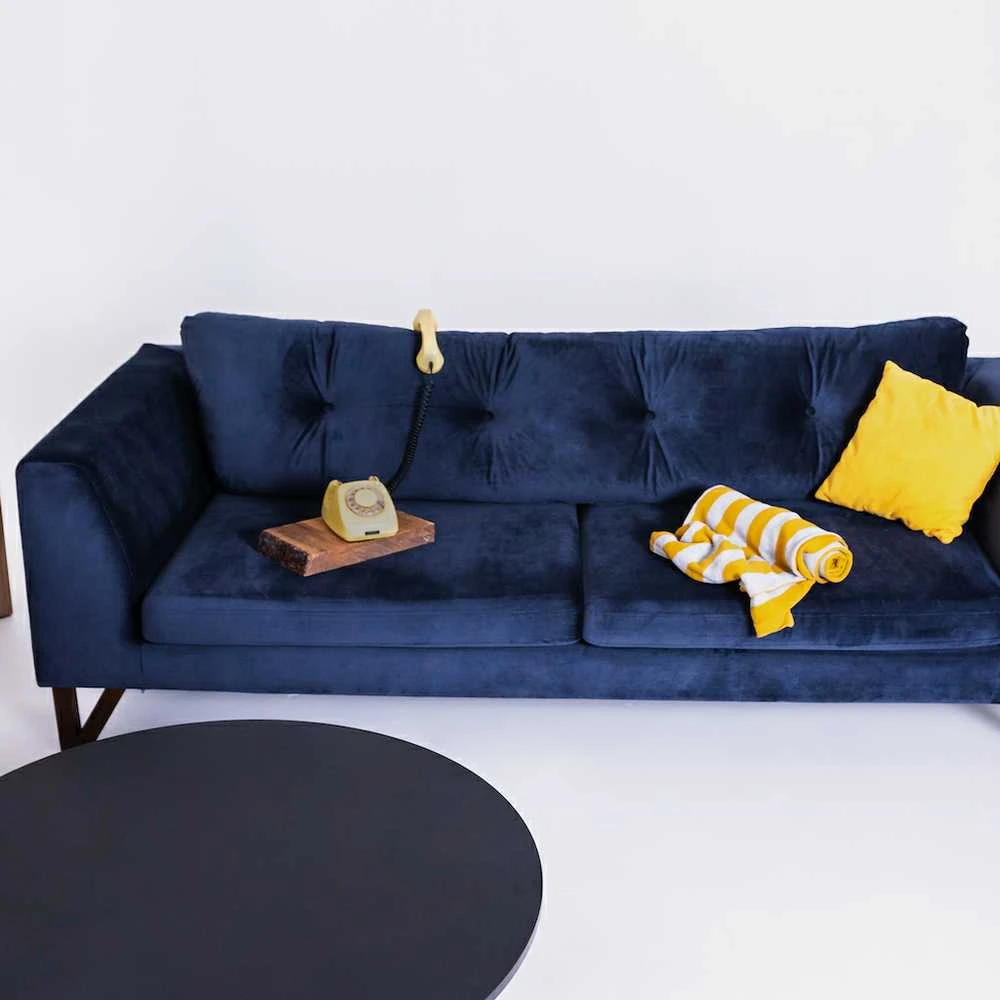 Sofa, Zugo, 84x178 cm, mėlyna