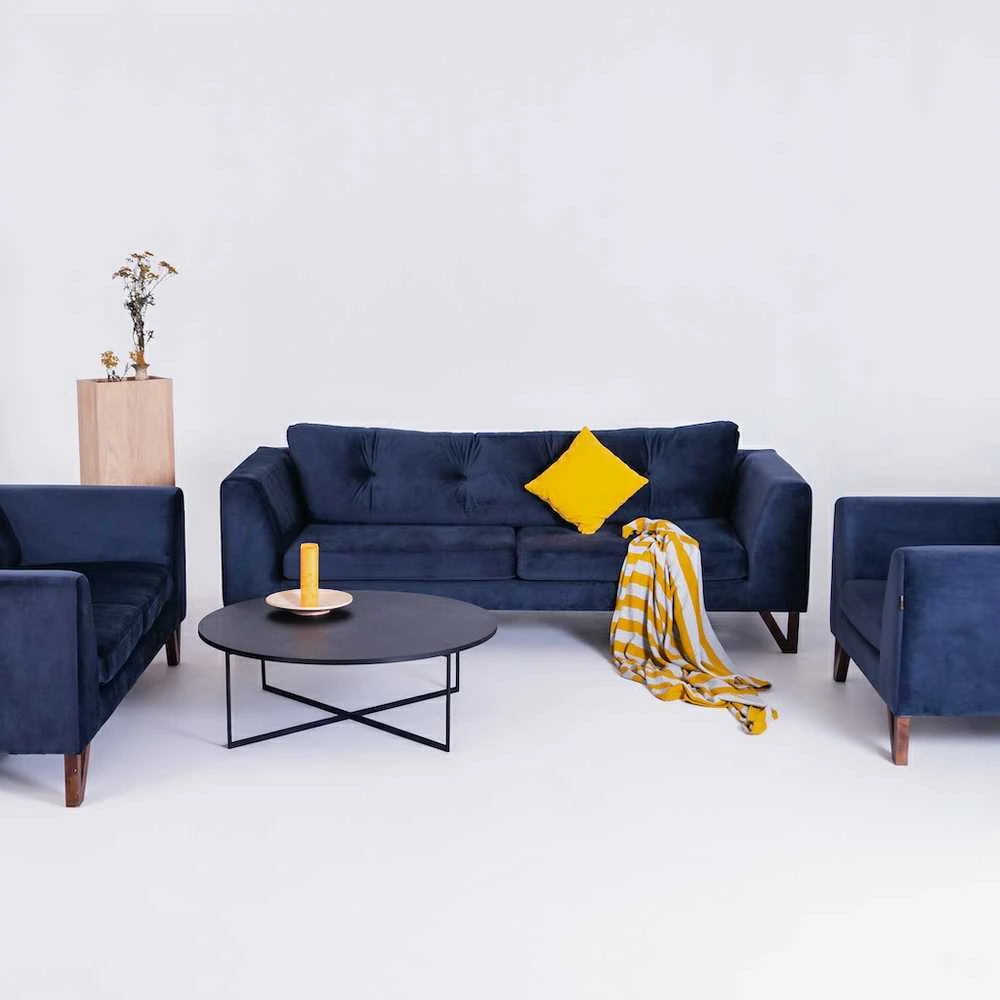 Sofa, ZUGO, 84x178 cm, mėlyna