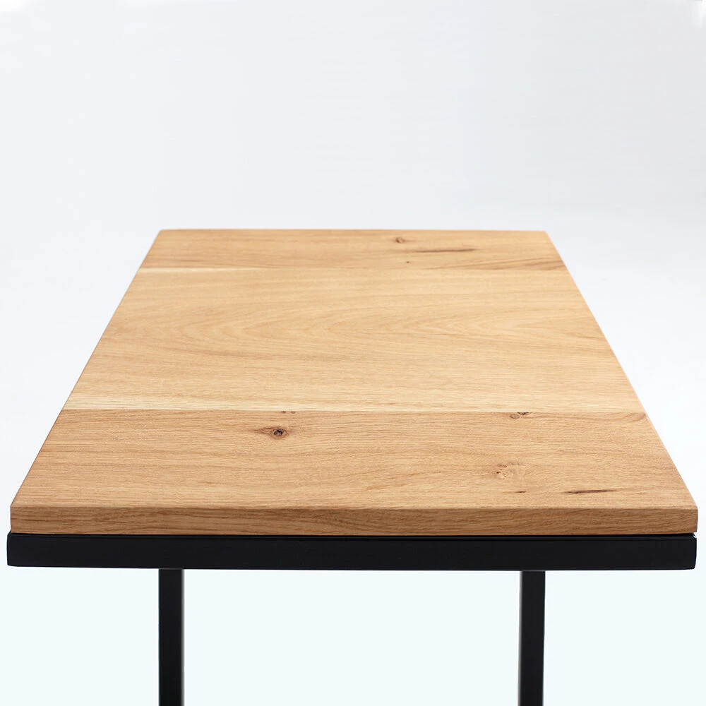 Customform Šoninis stalas, LUPE 30 MASIVINĖ MEDIENA, 40x30x60 cm, Juoda