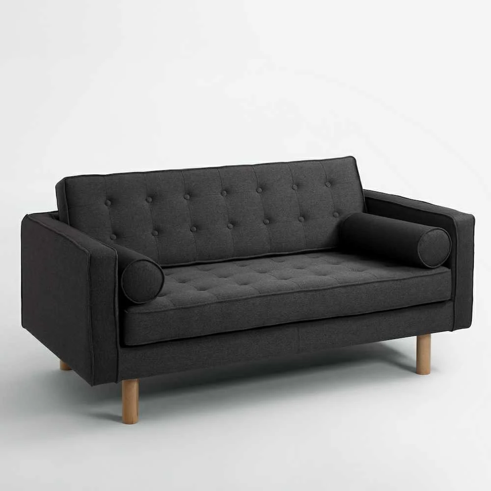 Customform Stalas, Obroos, 200x100 cm, Juodas