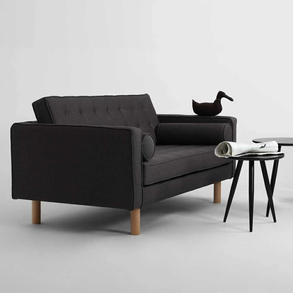 Customform Stalas, Obroos, 200x100 cm, Juodas