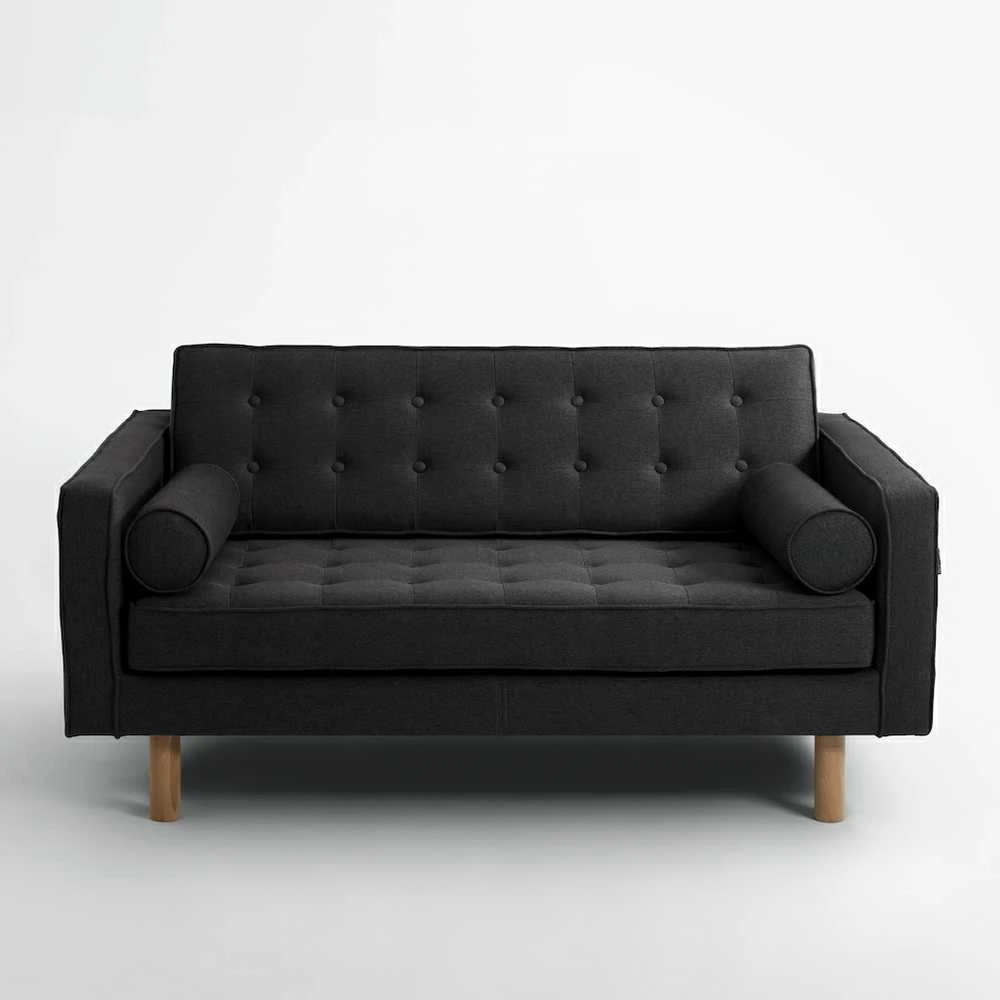Customform Stalas, Obroos, 200x100 cm, Juodas