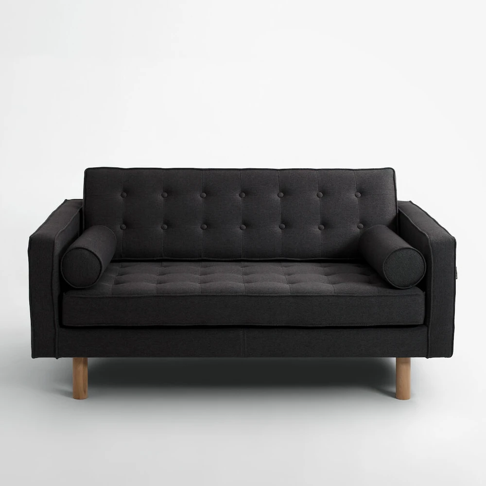 Customform Stalas, Obroos, 200x100 cm, Juodas