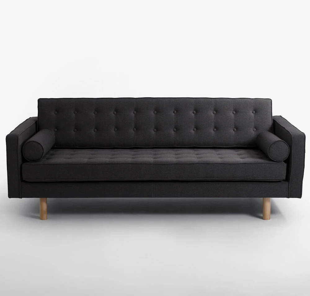 Customform Stalas, SHERWOOD, 200x100 cm, Juodas