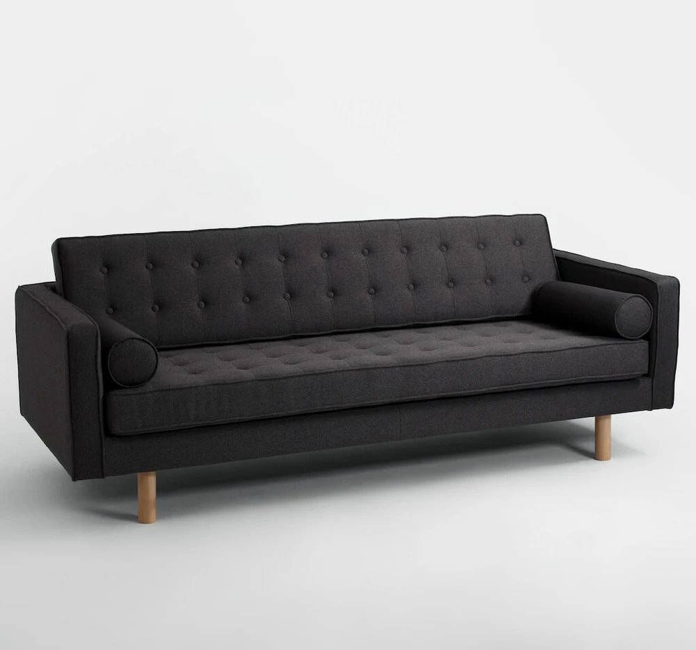 Customform Stalas, SHERWOOD, 200x100 cm, Juodas