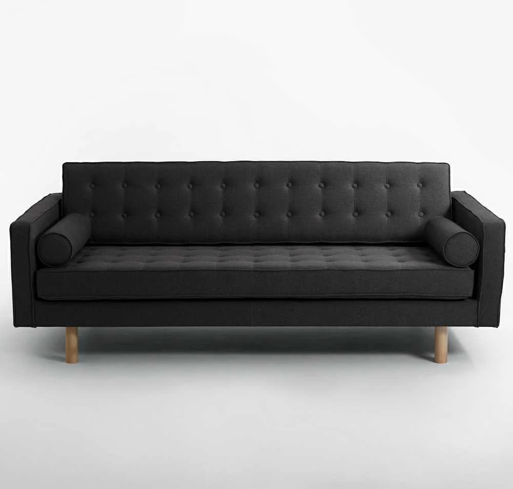 Customform Stalas, SHERWOOD, 200x100 cm, Juodas