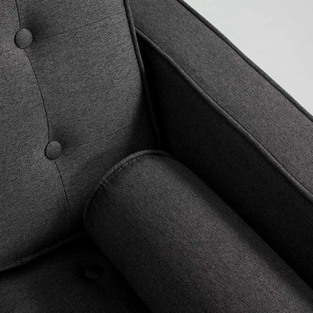 Customform Stalas, SHERWOOD, 200x100 cm, Juodas