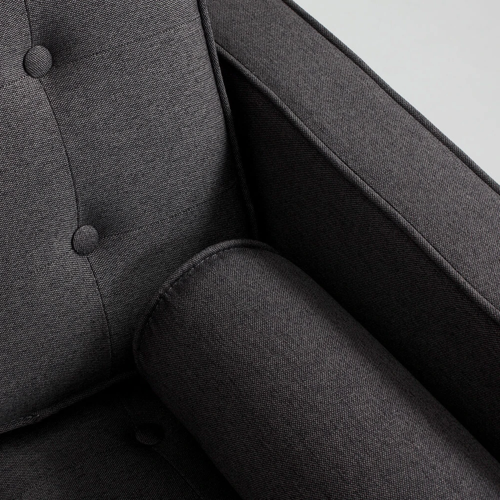 Customform Stalas, SHERWOOD, 200x100 cm, Juodas