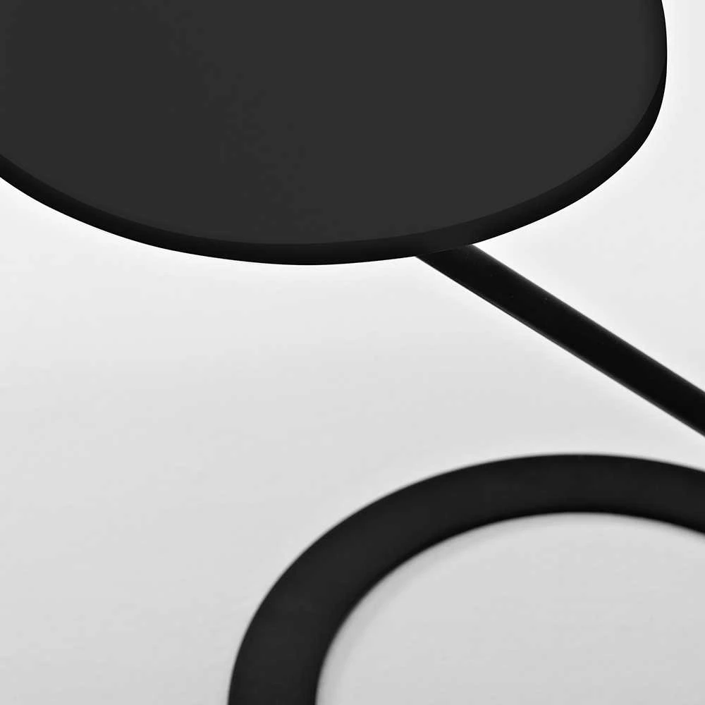 Customform Stalinė lempa, SHADE LAMP, 35x35x40 cm, Juoda/Balta
