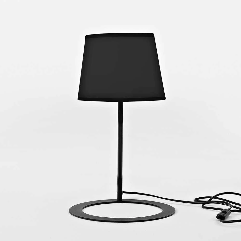 Customform Stalinė lempa, SHADE LAMP, 35x35x40 cm, Juoda/Balta