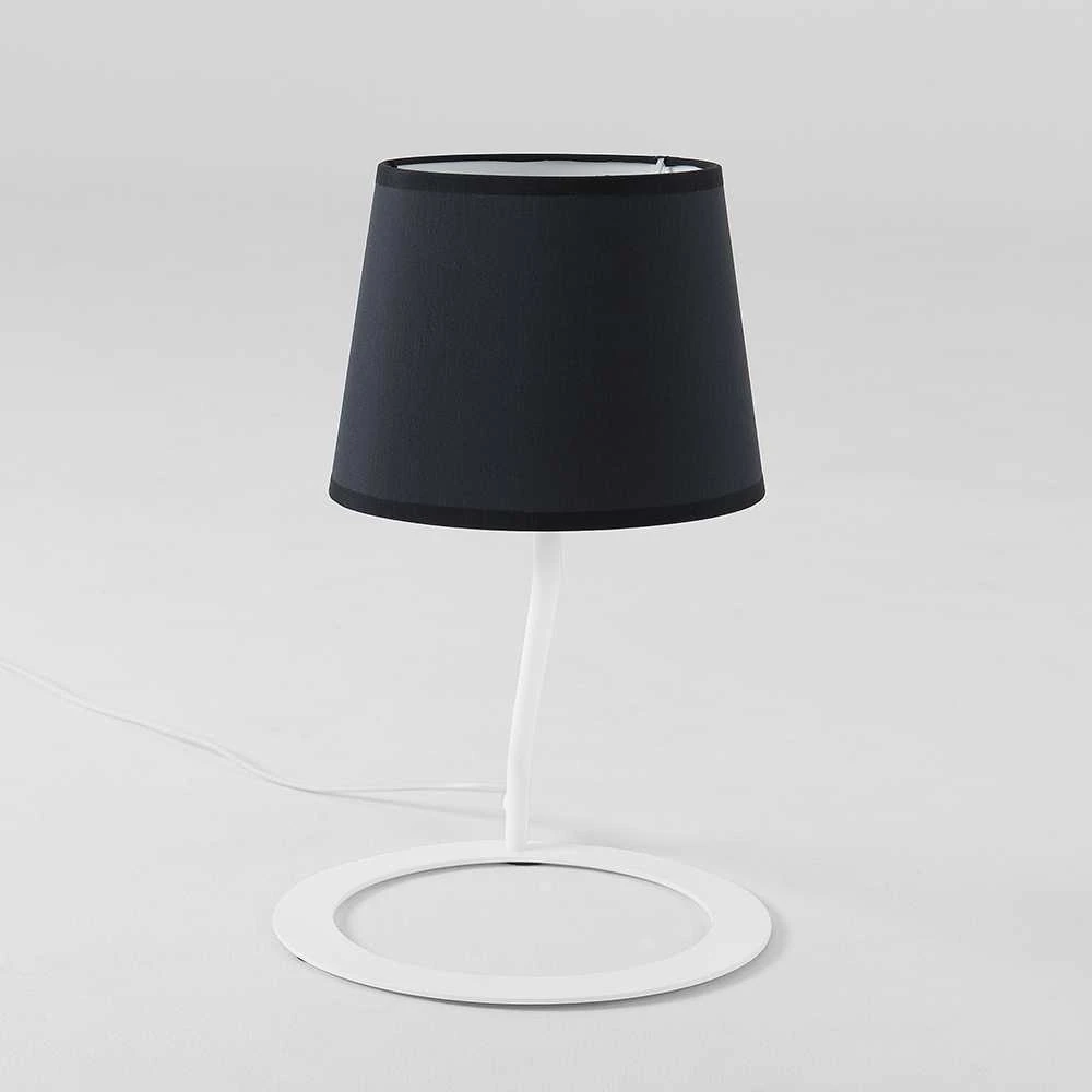 Customform Stalinė lempa, SHADE LAMP, 35x35x40 cm, Balta/Juoda