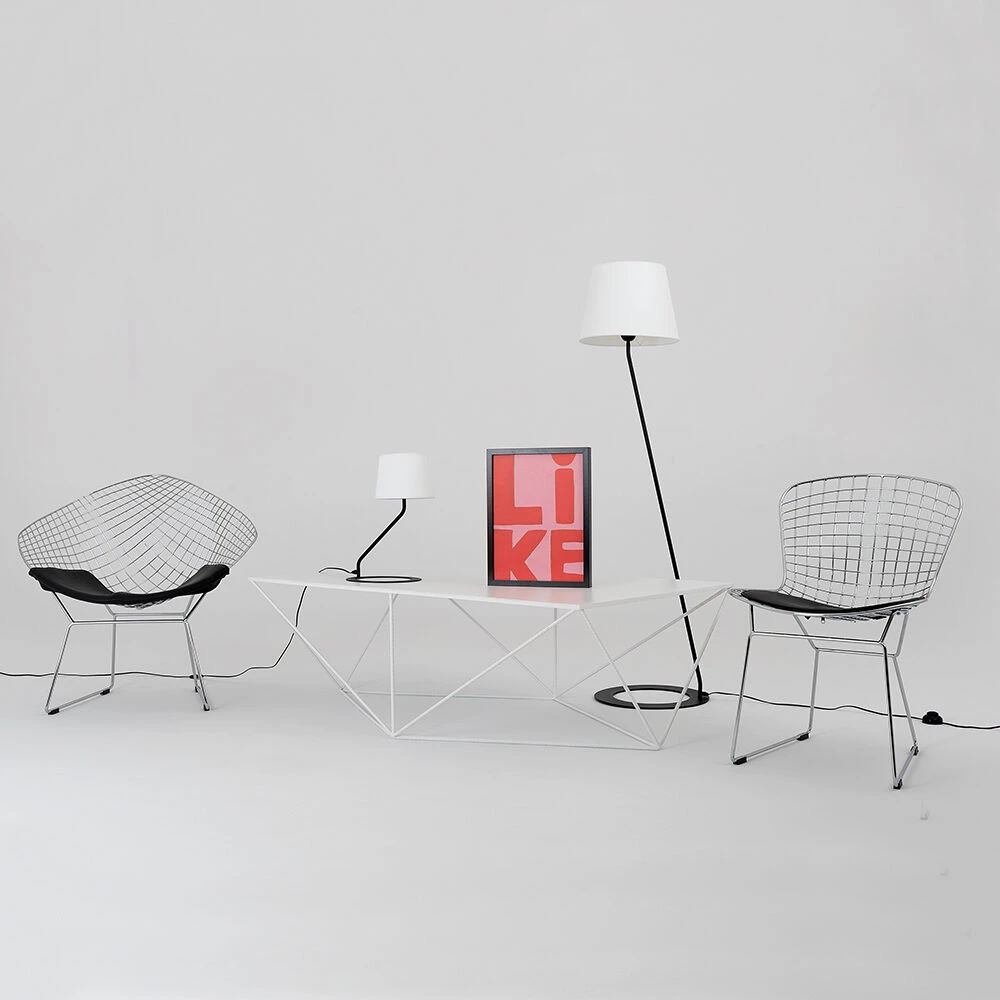 Customform Stalinė lempa, SHADE LAMP, 35x35x40 cm, Balta
