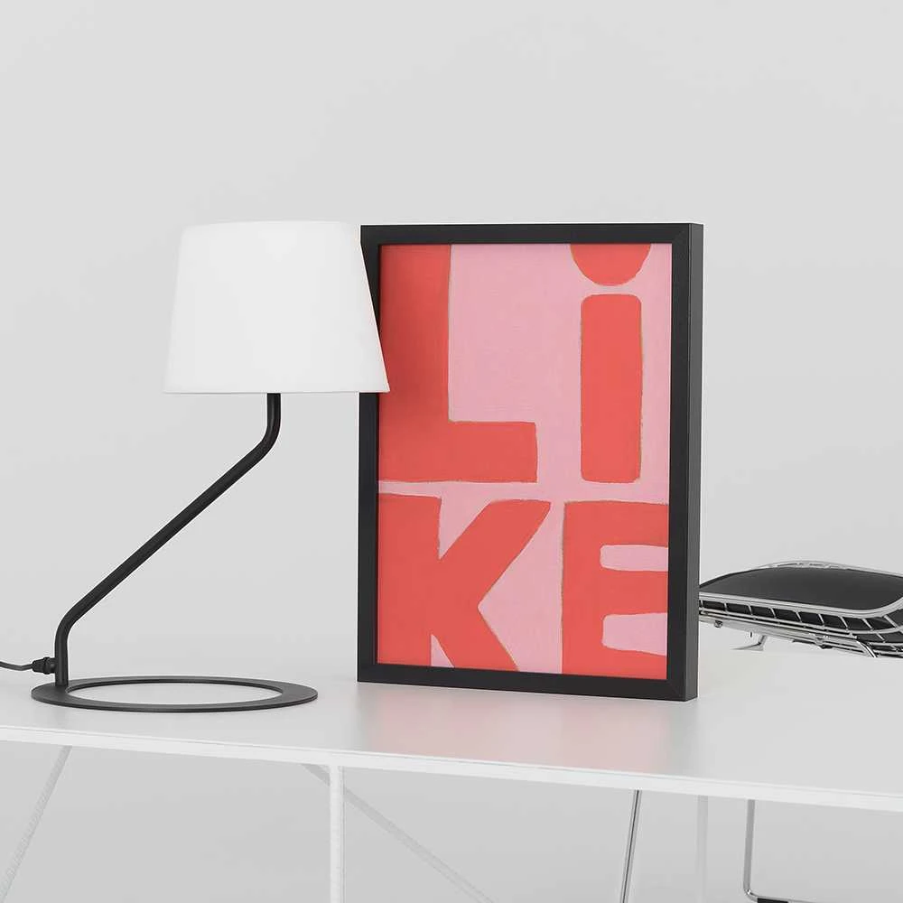 Customform Stalinė lempa, SHADE LAMP, 35x35x40 cm, Balta