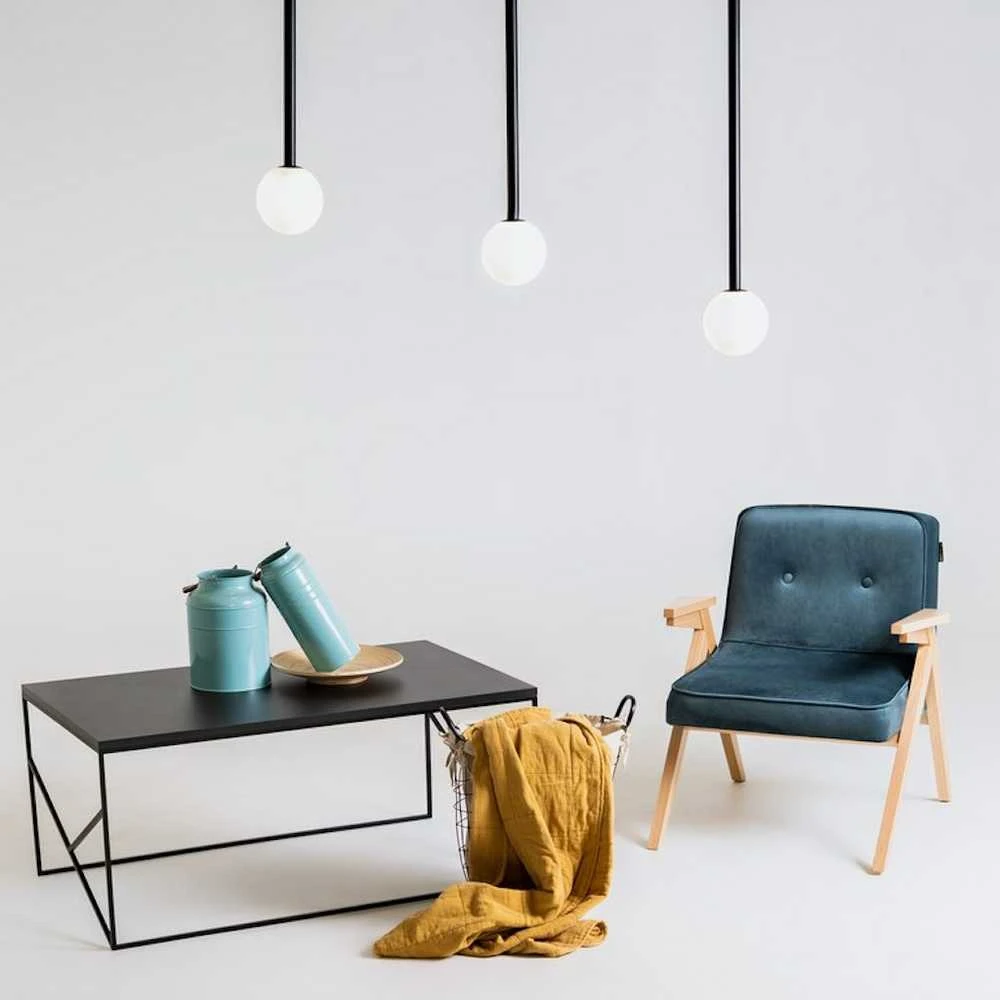 Customform Stalinė lempa, SHADE LAMP, 35x35x40 cm, Juoda