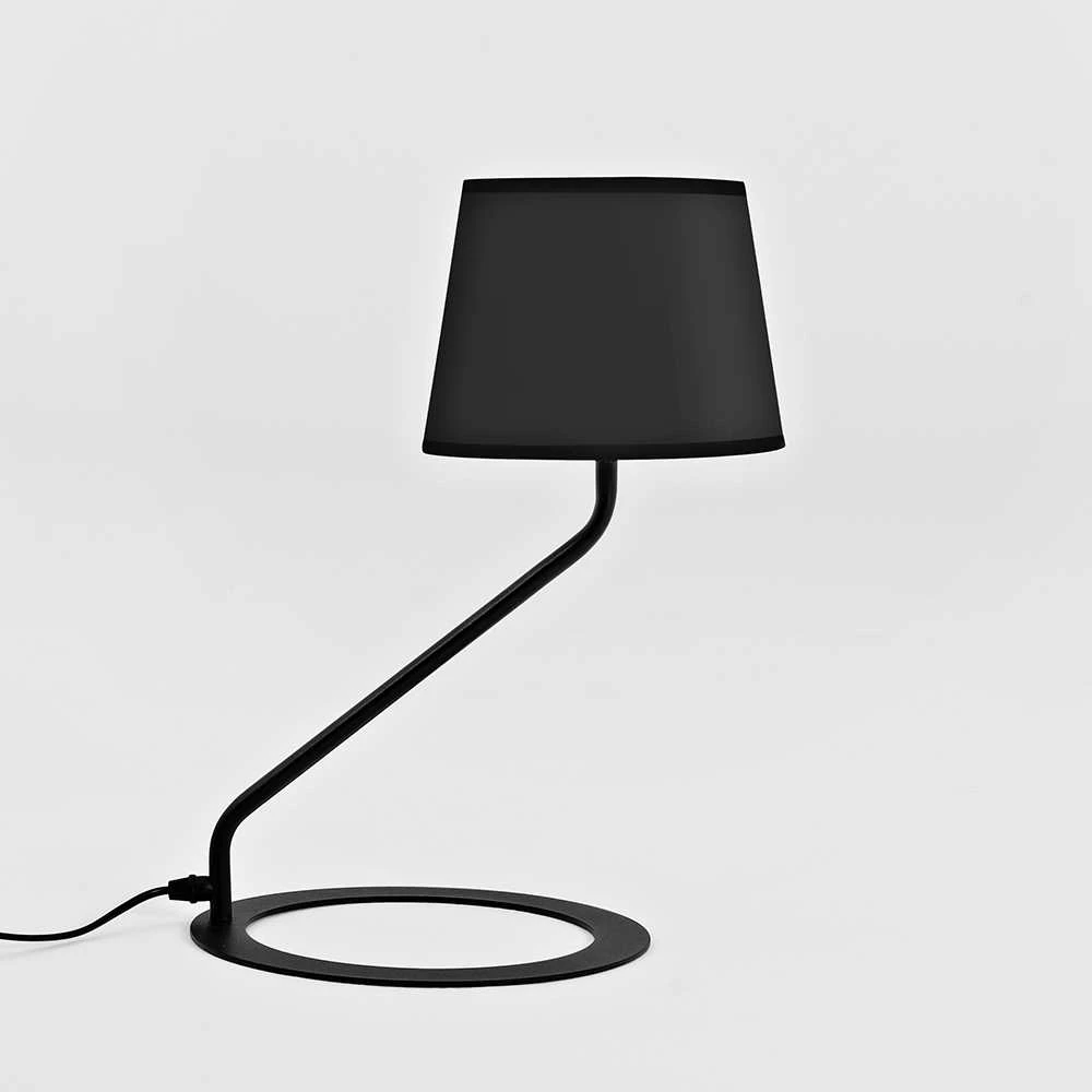 Customform Stalinė lempa, SHADE LAMP, 35x35x40 cm, Juoda/Balta