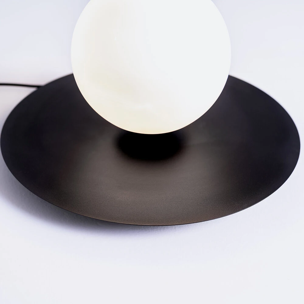 Customform Stalinė lempa, SKIVA BALL M, 0.4x0.24 m, Juoda