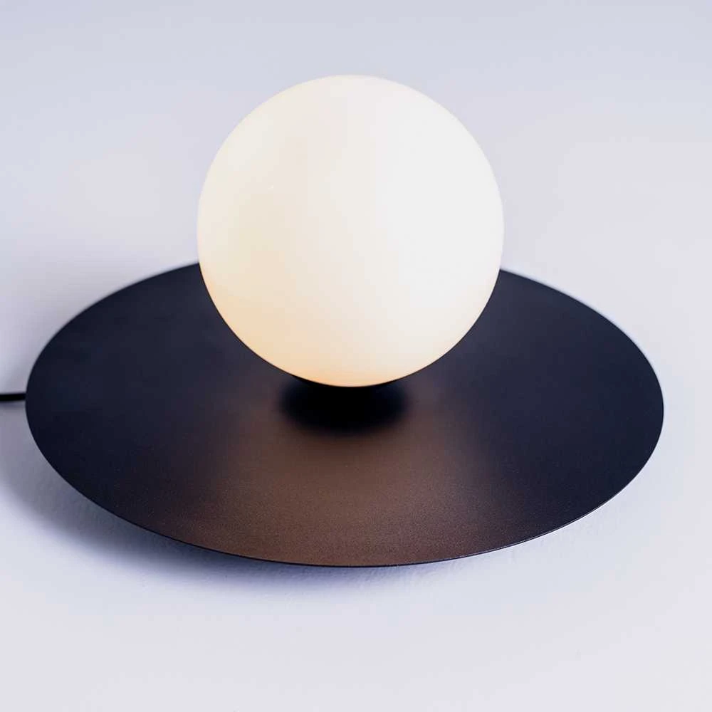 Customform Stalinė lempa, SKIVA BALL S, 0.3x0.17 m, Juoda