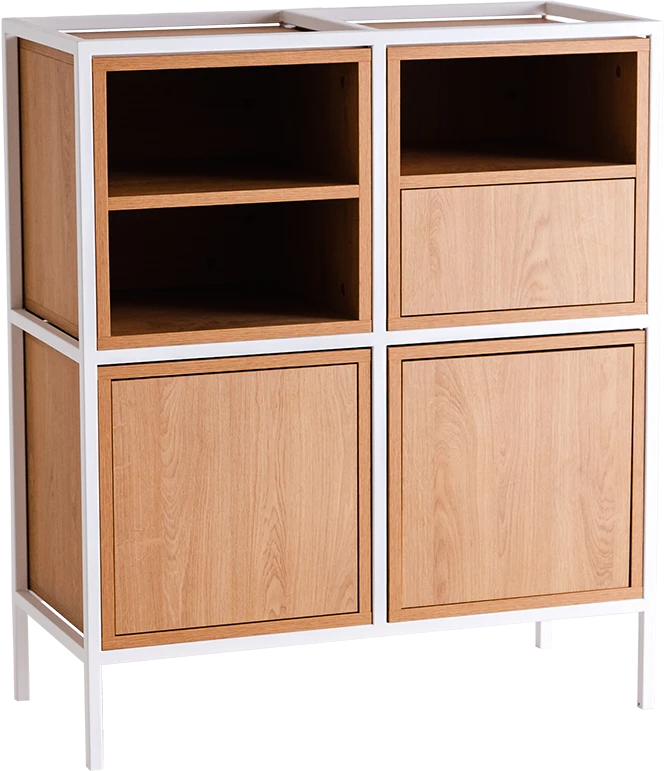 Customform Stovas, SKAP 1R2, 40x40x40 cm, Juodas