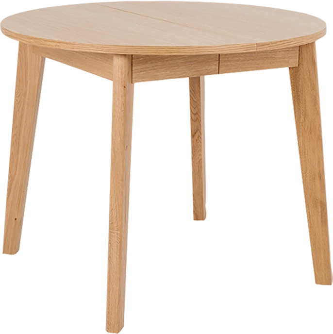 Customform Valgomojo Stalas, WOODYOU, 95x95 cm, Natūrali Ąžuolo Spalva