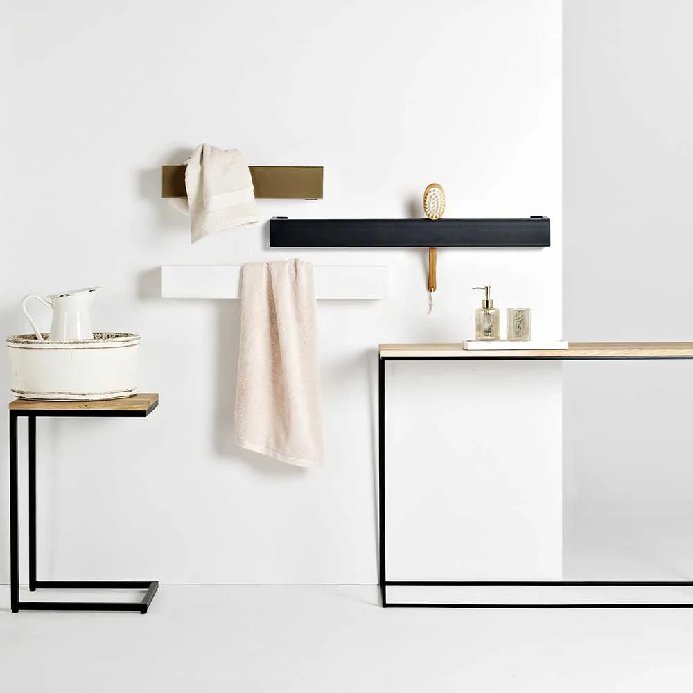 Customform Vonios Pakaba Laikiklis, Barel Bath 90, 90x25 cm, Auksinė