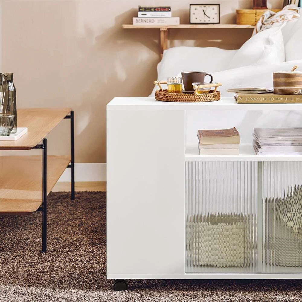 Sobuy Spausdintuvo stalas Spausdintuvo stovas Dokumentų spinta FBT142-W