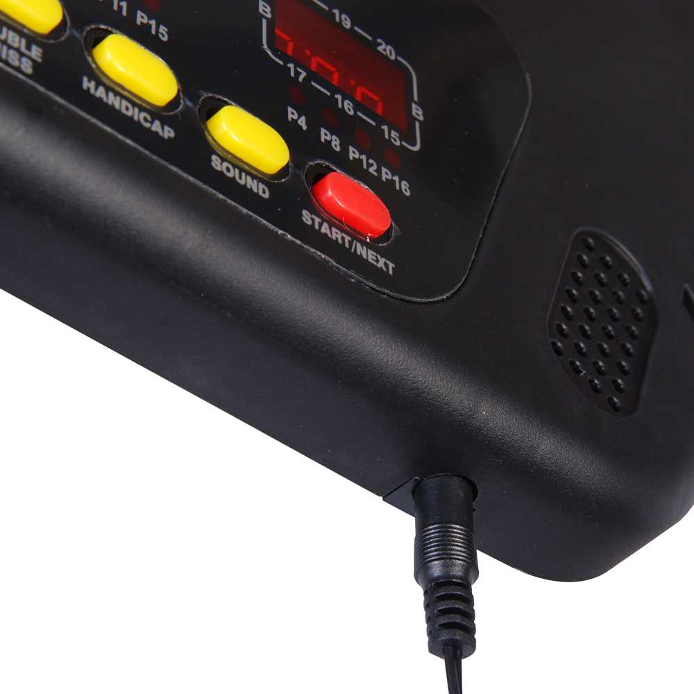 HOMCOM elektroninis smiginio taikinys, smiginio rinkinys su 6 smiginiosi, 24 antgaliais, 27 žaidimais, 243 žaidimo variantais, skirtas 16 žaidėjų, 44 x 51,5 x 3,2 cm