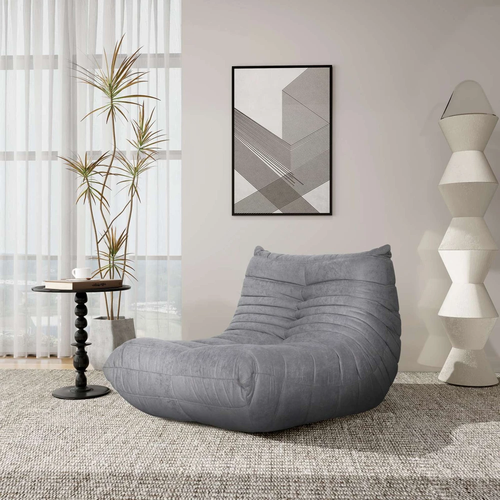 Didelis fotelis, 87 x 70 x 102 cm, Nua, pilkas