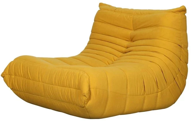 Didelis fotelis, Nua, 87 x 70 x 102 cm, geltonas