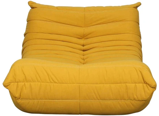 Didelis fotelis, Nua, 87 x 70 x 102 cm, geltonas