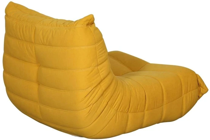 Didelis fotelis, Nua, 87 x 70 x 102 cm, geltonas