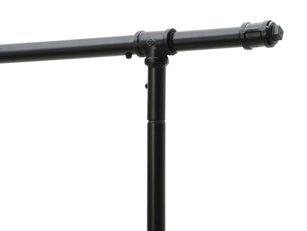 Songmics Metalinis drabužių turėklas juodas