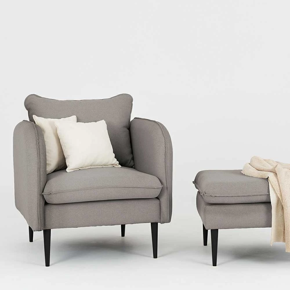 Fotelis Customform Kėdė, POSH Juodas, 89x80x90 cm, Juoda