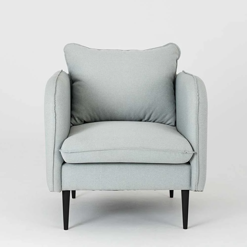 Fotelis Customform Kėdė, POSH Juodas, 89x80x90 cm, Platina Pilka