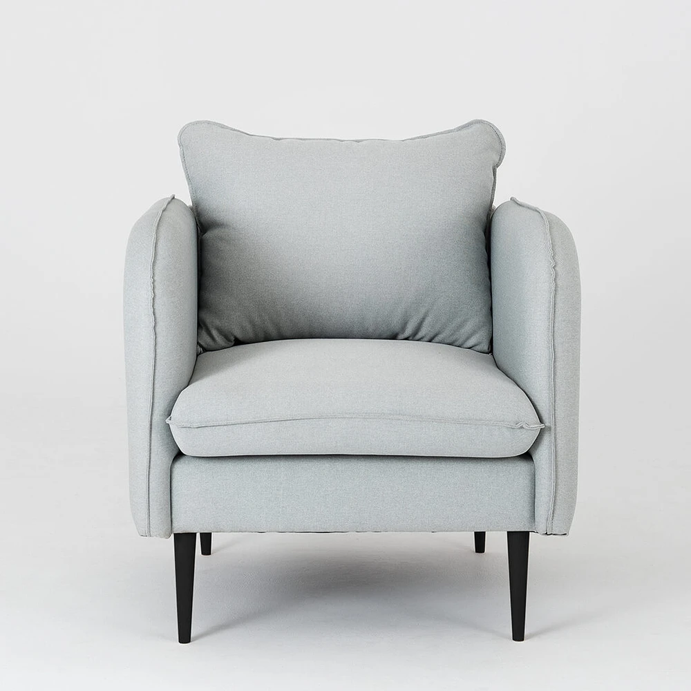 Fotelis Customform Kėdė, POSH Juodas, 89x80x90 cm, Platina Pilka