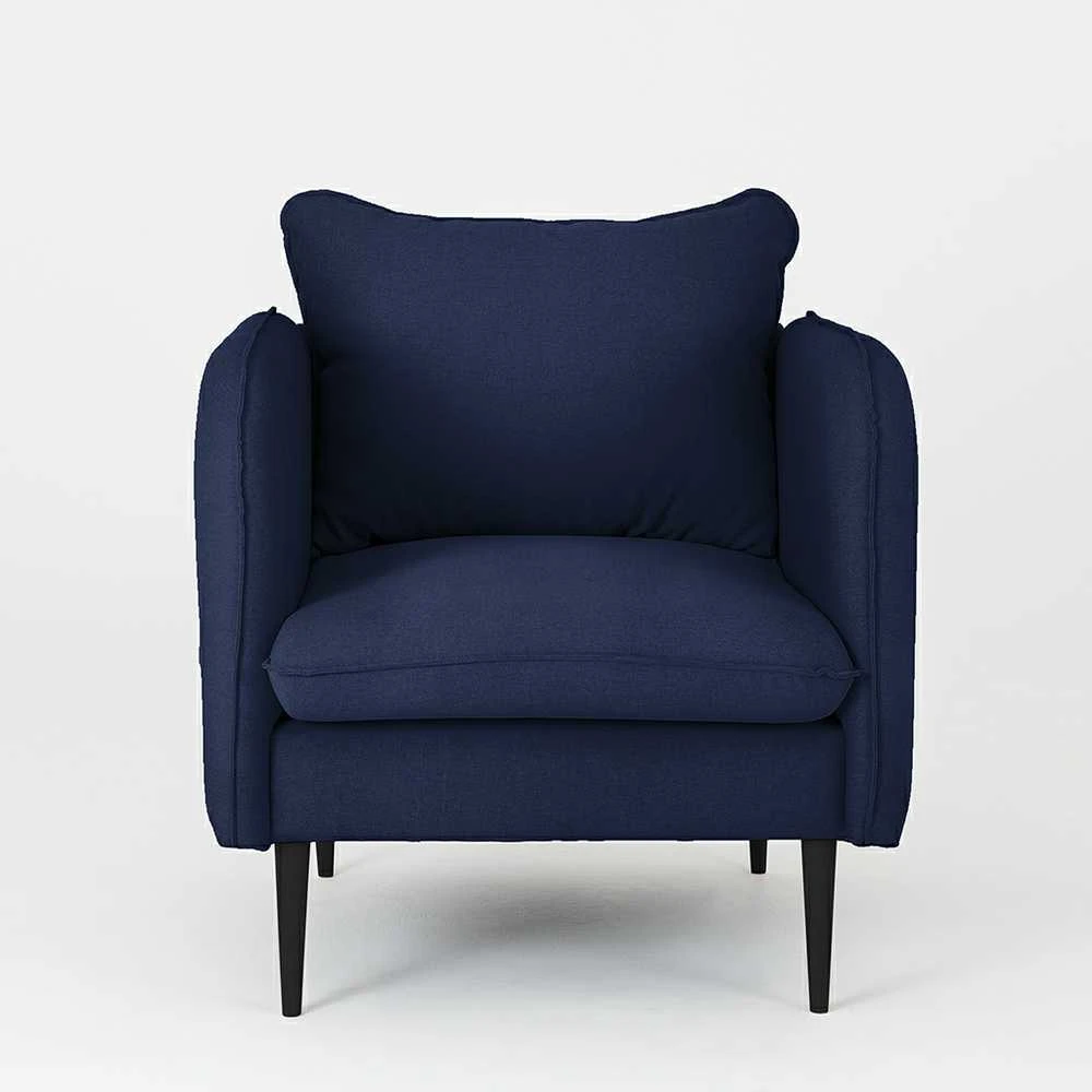 Fotelis Customform Kėdė, Prabangi Juoda, 89x80x90 cm, Rašalas
