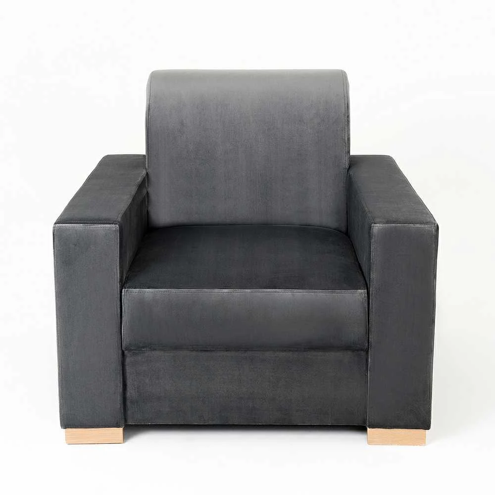 Fotelis Customform Kėdė, STABLE, 95x90x82 cm, Gelsvai Pilka
