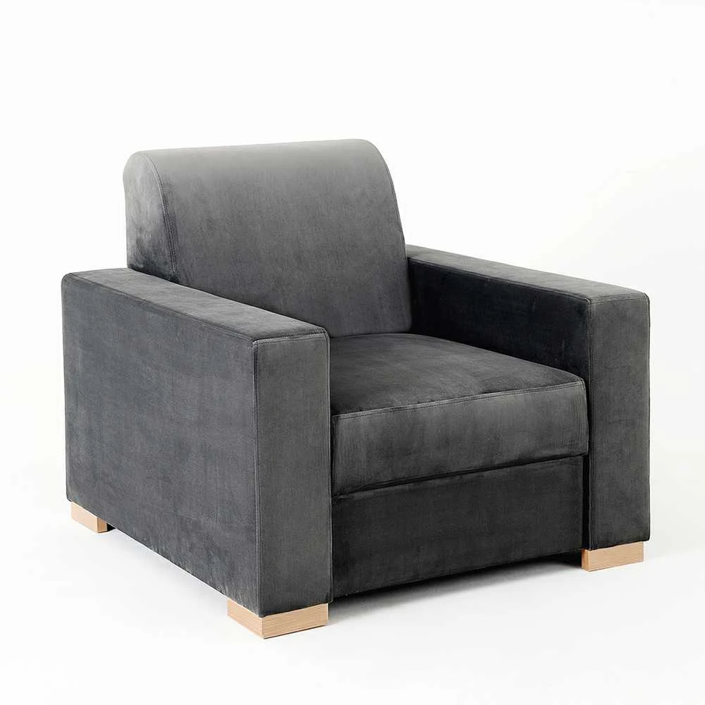 Fotelis Customform Kėdė, STABLE, 95x90x82 cm, Gelsvai Pilka