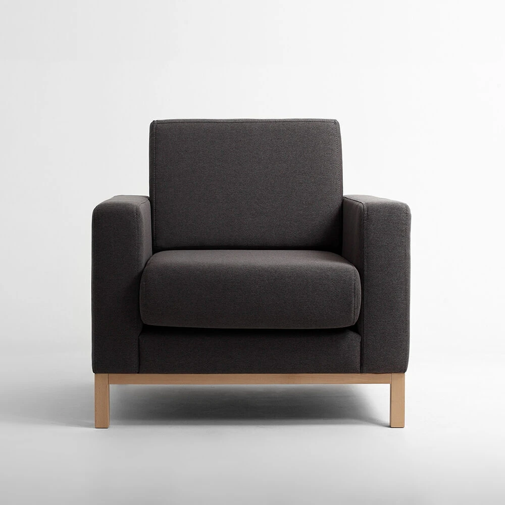 Fotelis Customform Sofa, Willy, 97x230 cm, Tamsus Houndstooth