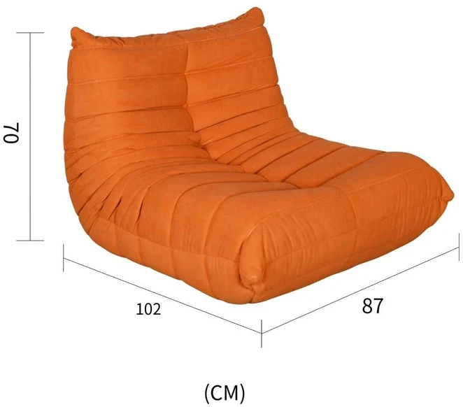 Fotelis Kėdė, Nua, Oranžinė